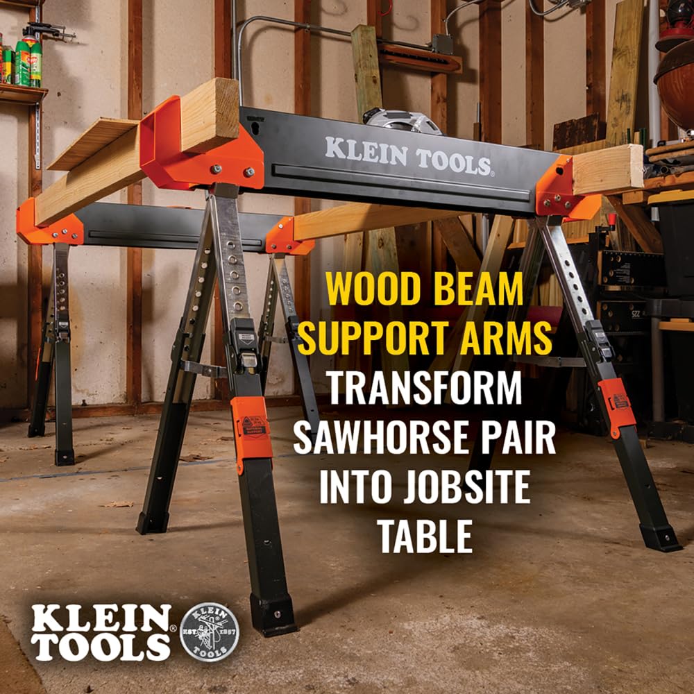 Adjustable Folding Sawhorse 2-Pack T459