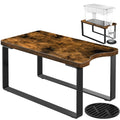 Wood Water Filter Dispenser Stand with Drip Tray T47948
