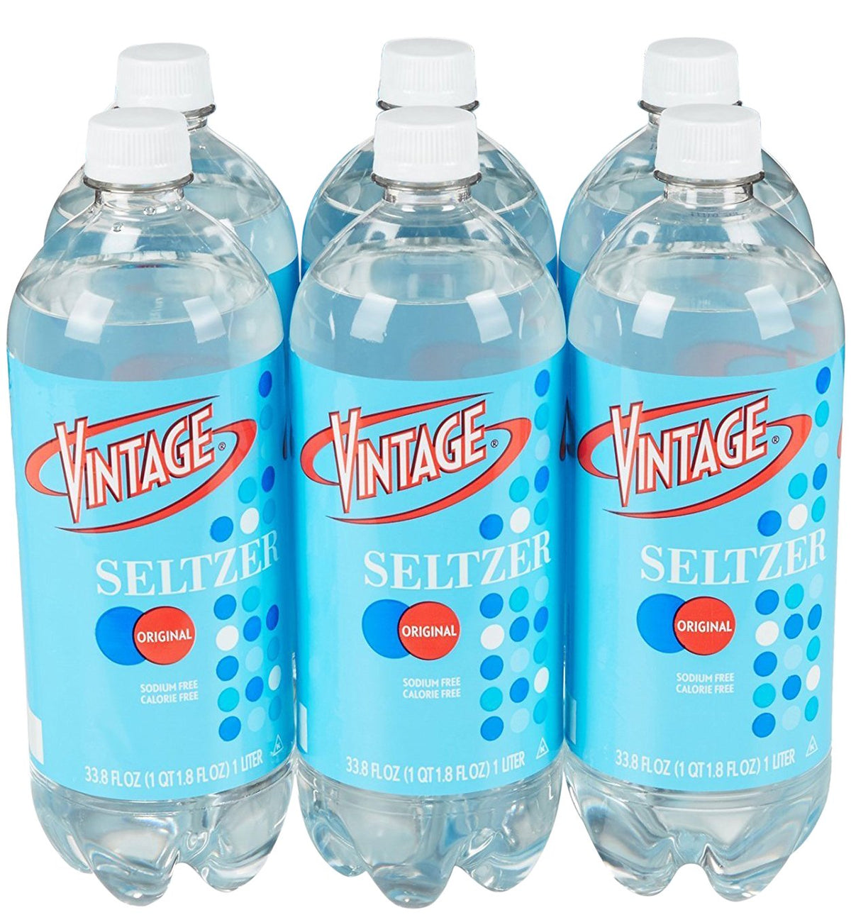 Vintage Seltzer Water 33.8 fl oz 6-Pack R6886