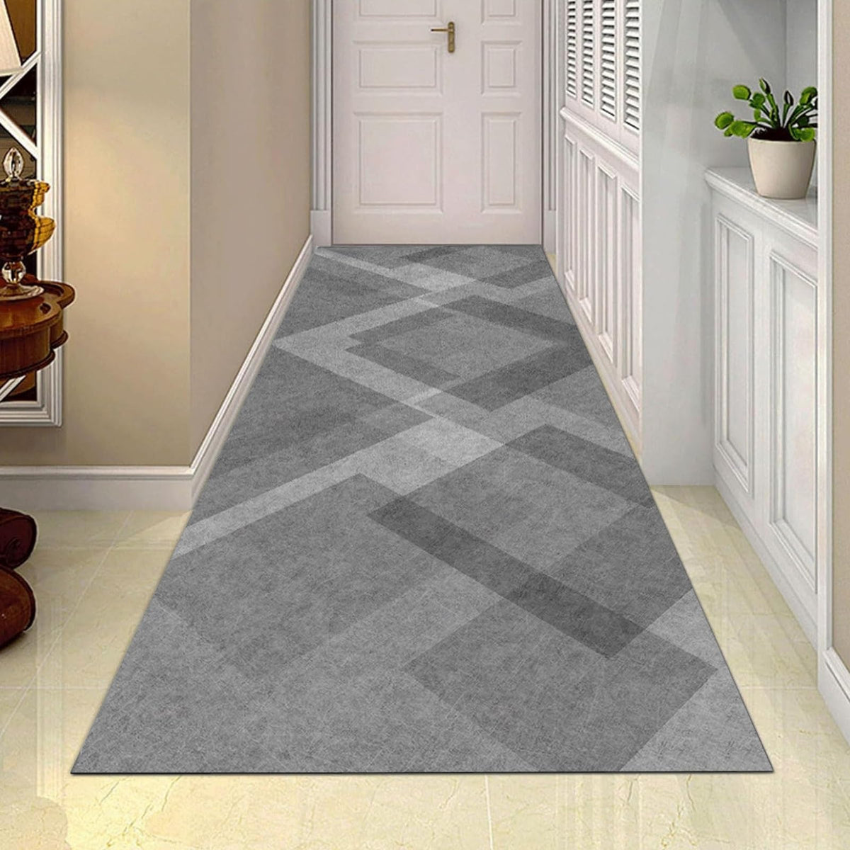 Non Slip Washable Low-Pile Runner Rug 60x300cm I2277