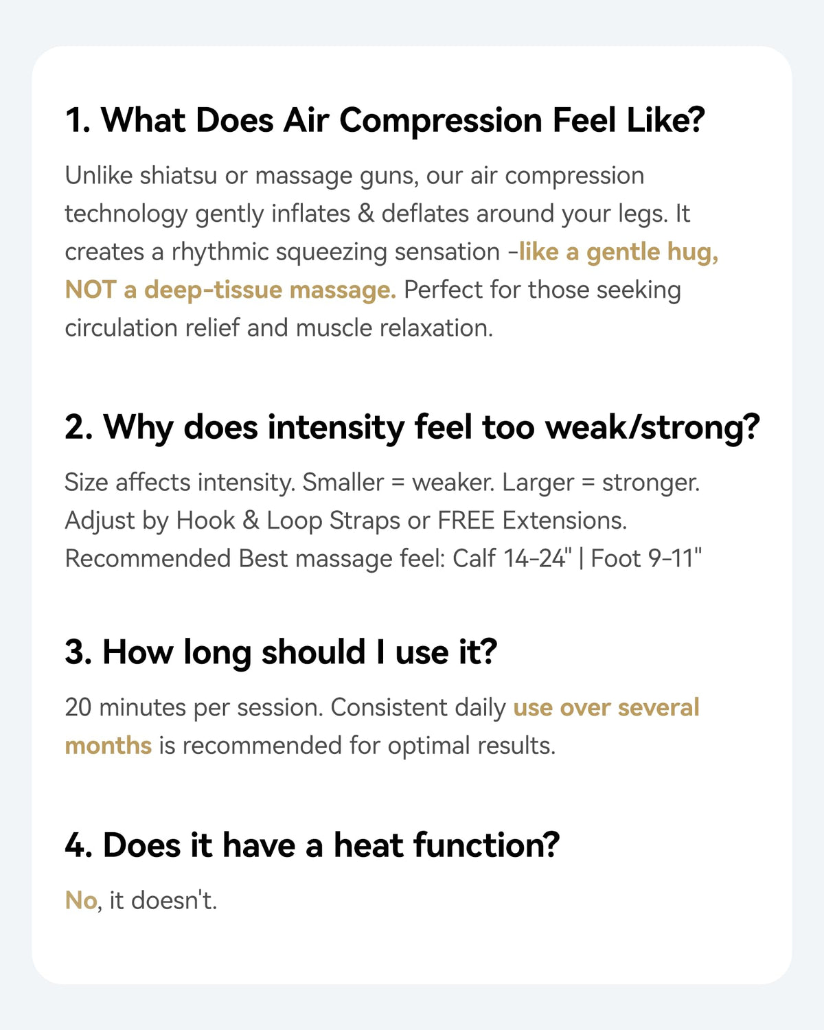 Leg Compression Massager T3189