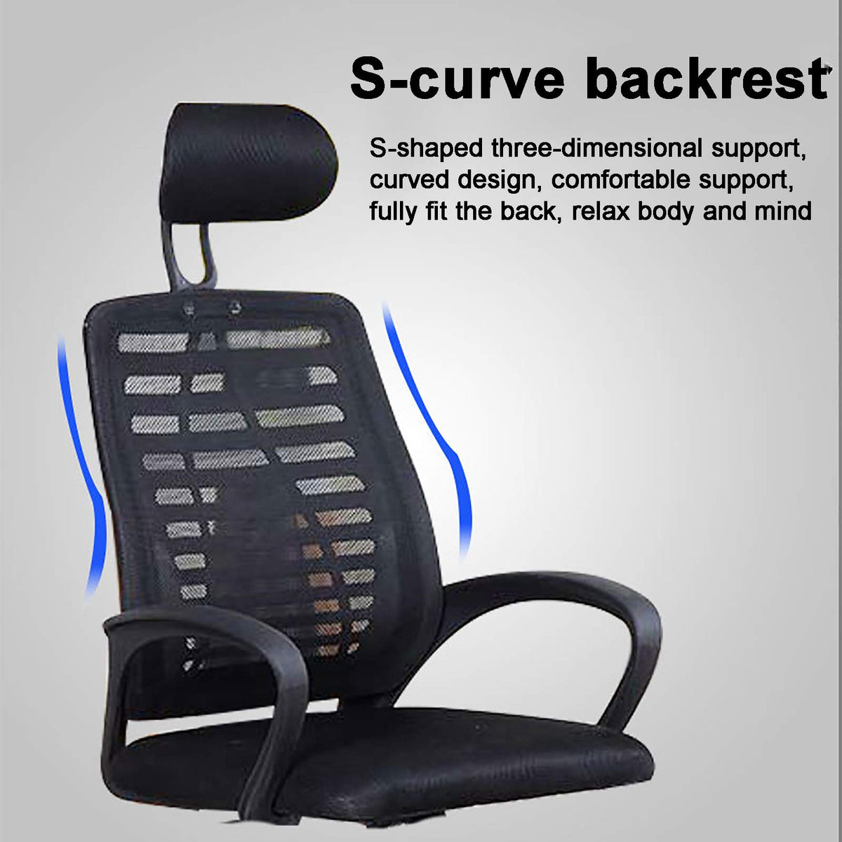 Ergonomic Mesh High Back Swivel Office Chair H170