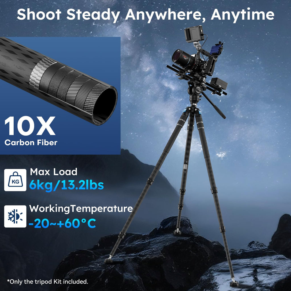 Carbon Fiber Video Tripod Kit L1030