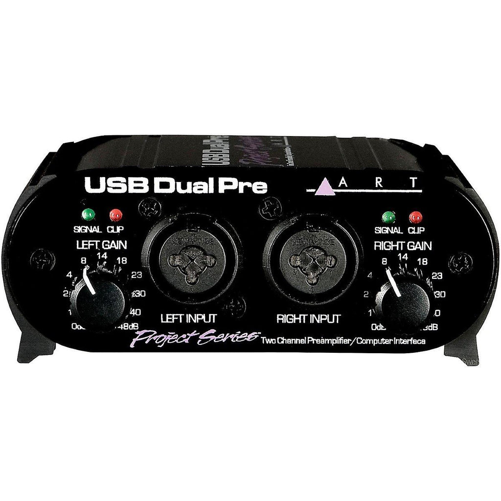 USB Dual Pre Two Channel Preamplifier/Computer Interface, Black H4654