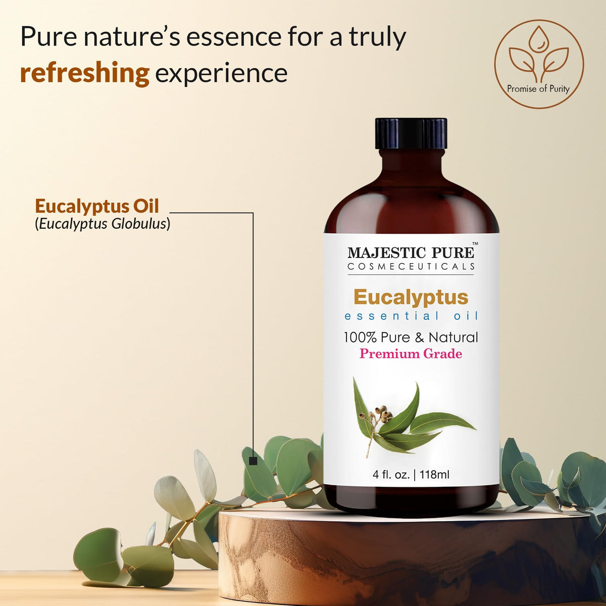 Eucalyptus and Frankincense Essential Oil 4 Fl Oz L53544