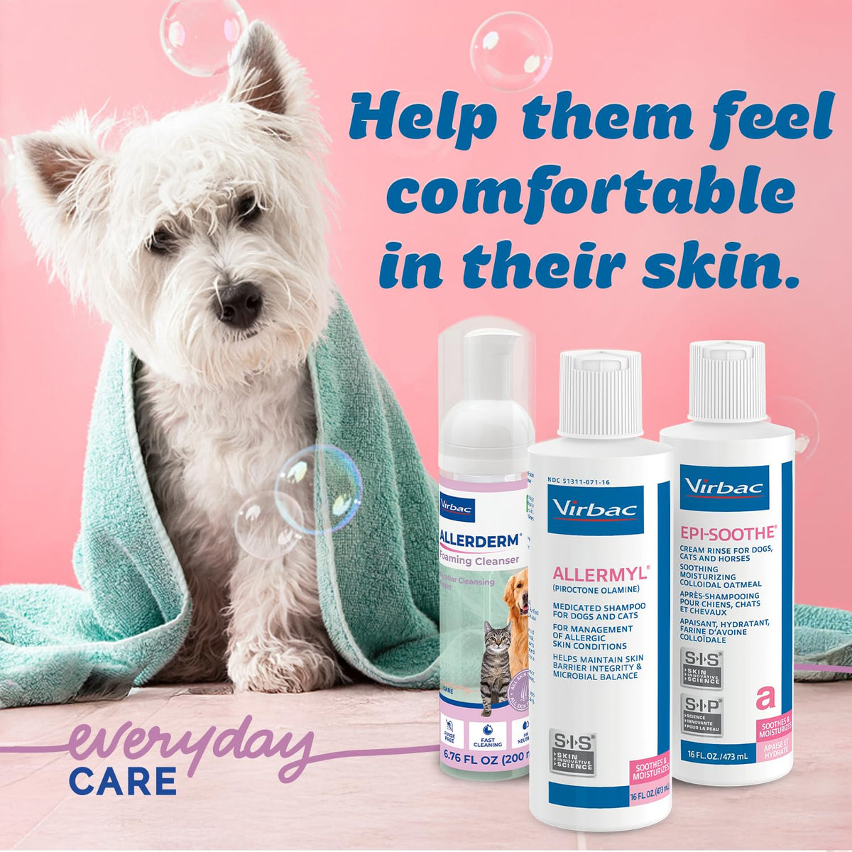 Medicated Hypoallergenic Soothing Moisturizing Pet Shampoo N170