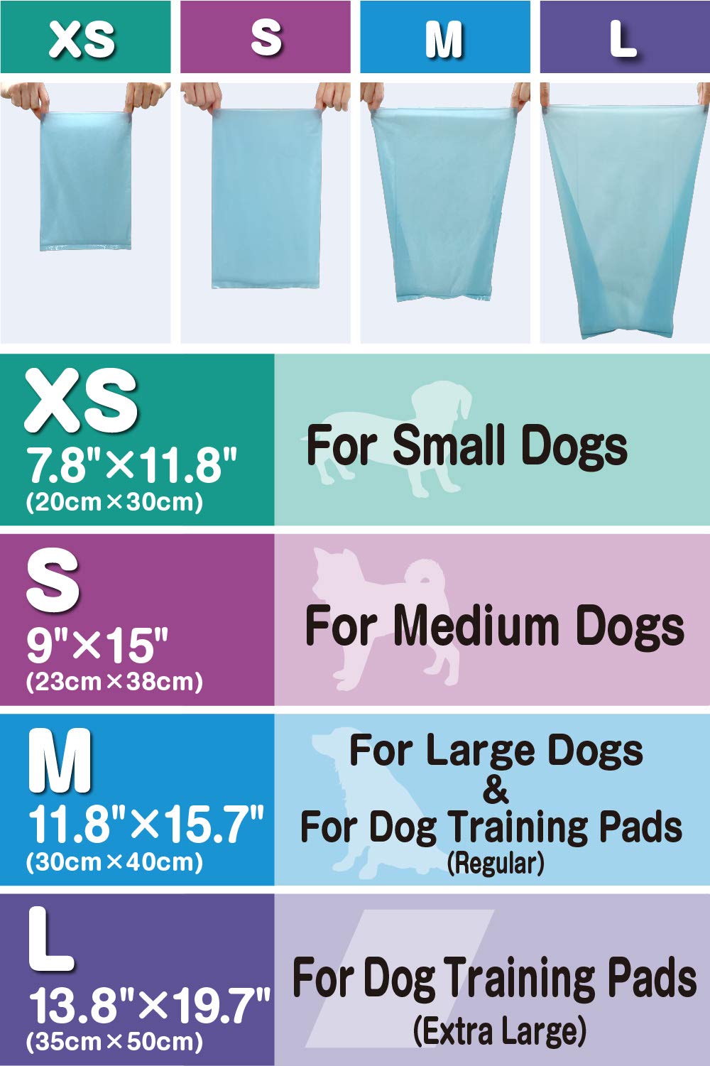 Unscented Dog Poop Bags 180 Count W9154