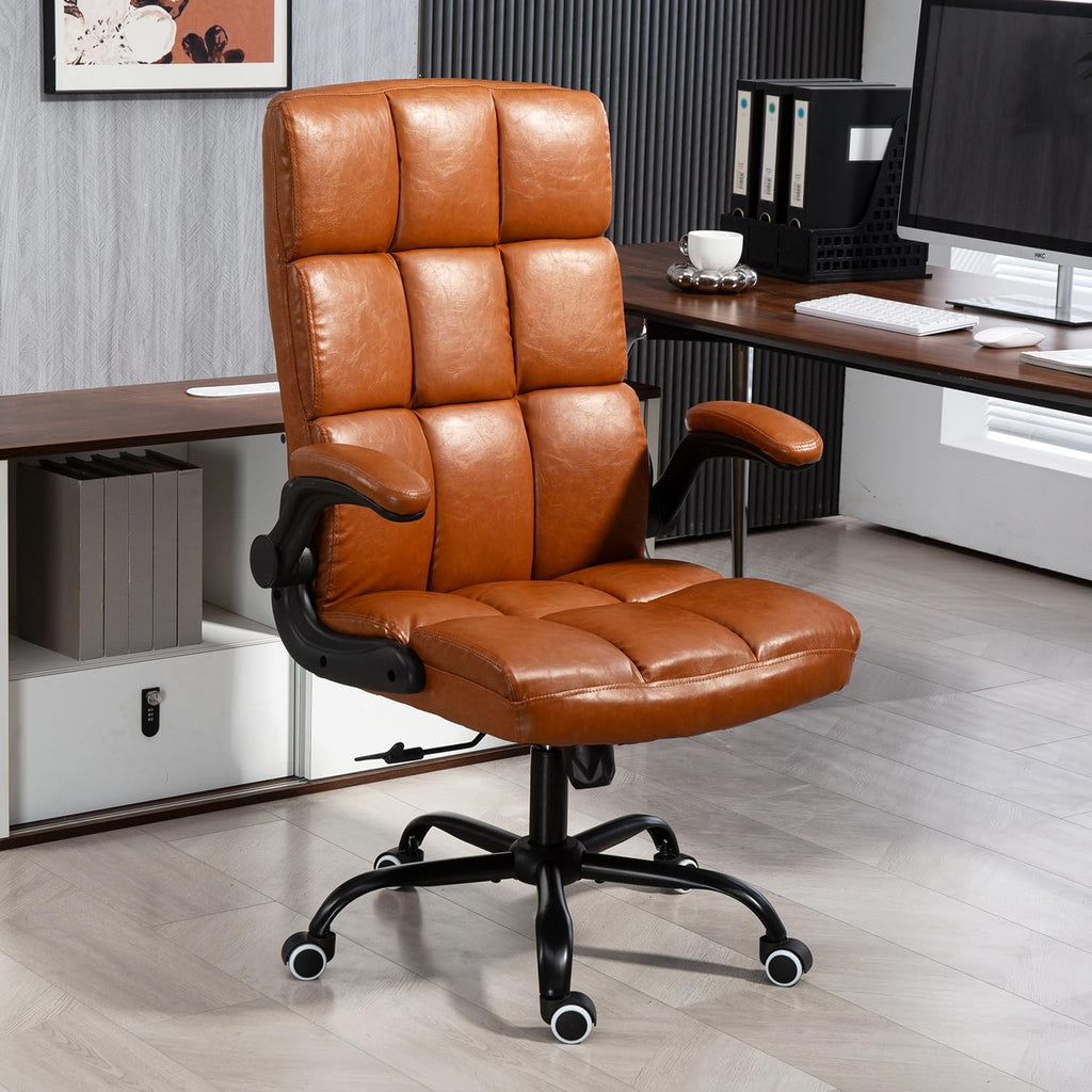 Executive Office Chair, PU Leather Ergonomic Desk Chair P84026