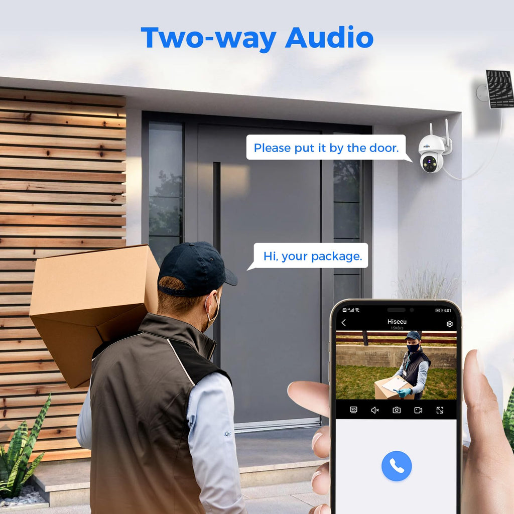 Solar Security Camera 4 Cam-Kit 4MP Wireless B331