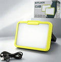 LED Work Light, Rechargeable, 700 LM Magnetic Portable Flood Light with Adjustable Stand, IP54 Waterproof, 3 Lighting Modes with Emergency SOS, 1Pack A9070
