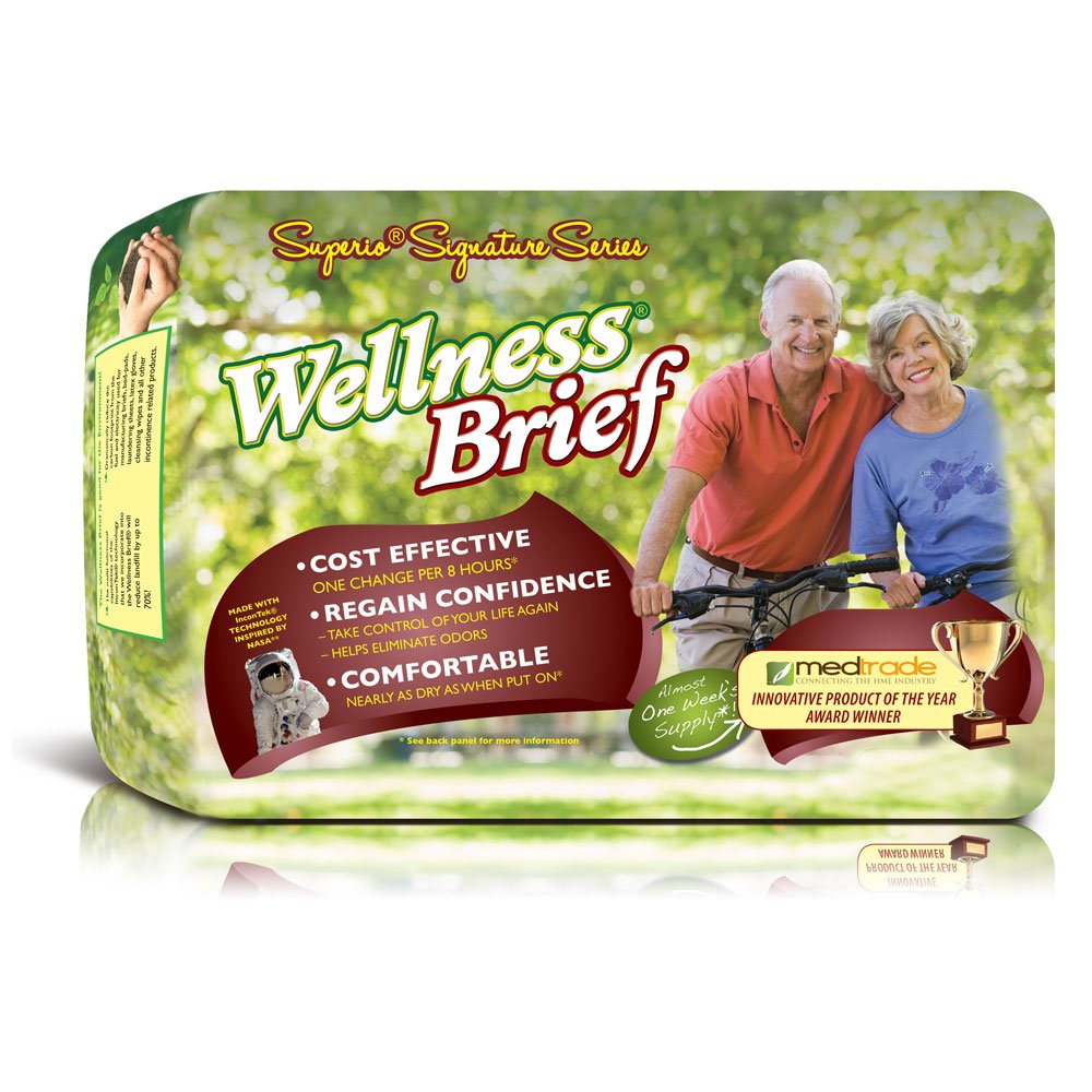 Large 12 Count Incontinence Brief O972490
