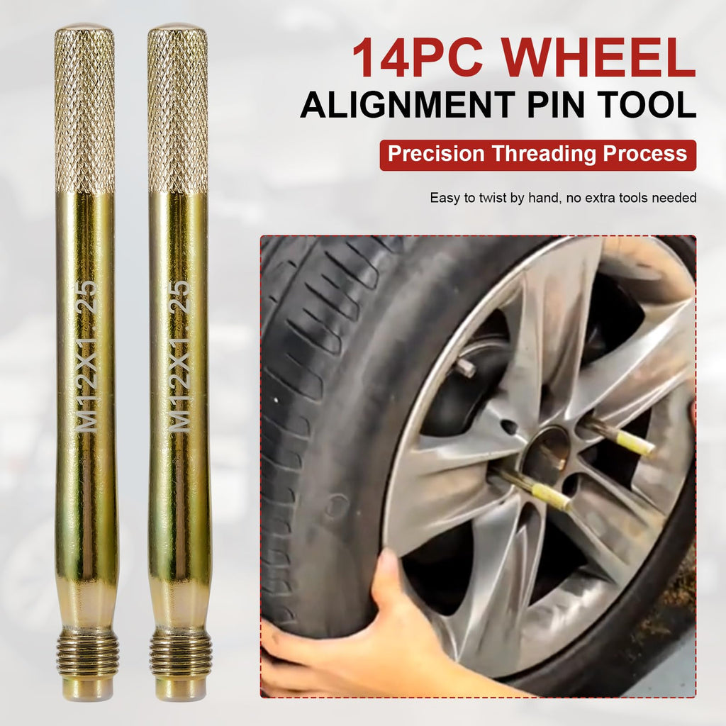 14Pcs Wheel Hanger Alignment Pin Guide Tool Set O41872