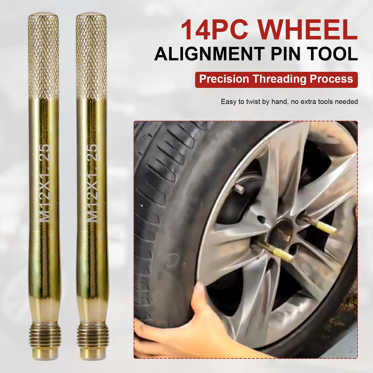 14Pcs Wheel Hanger Alignment Pin Guide Tool Set O41872