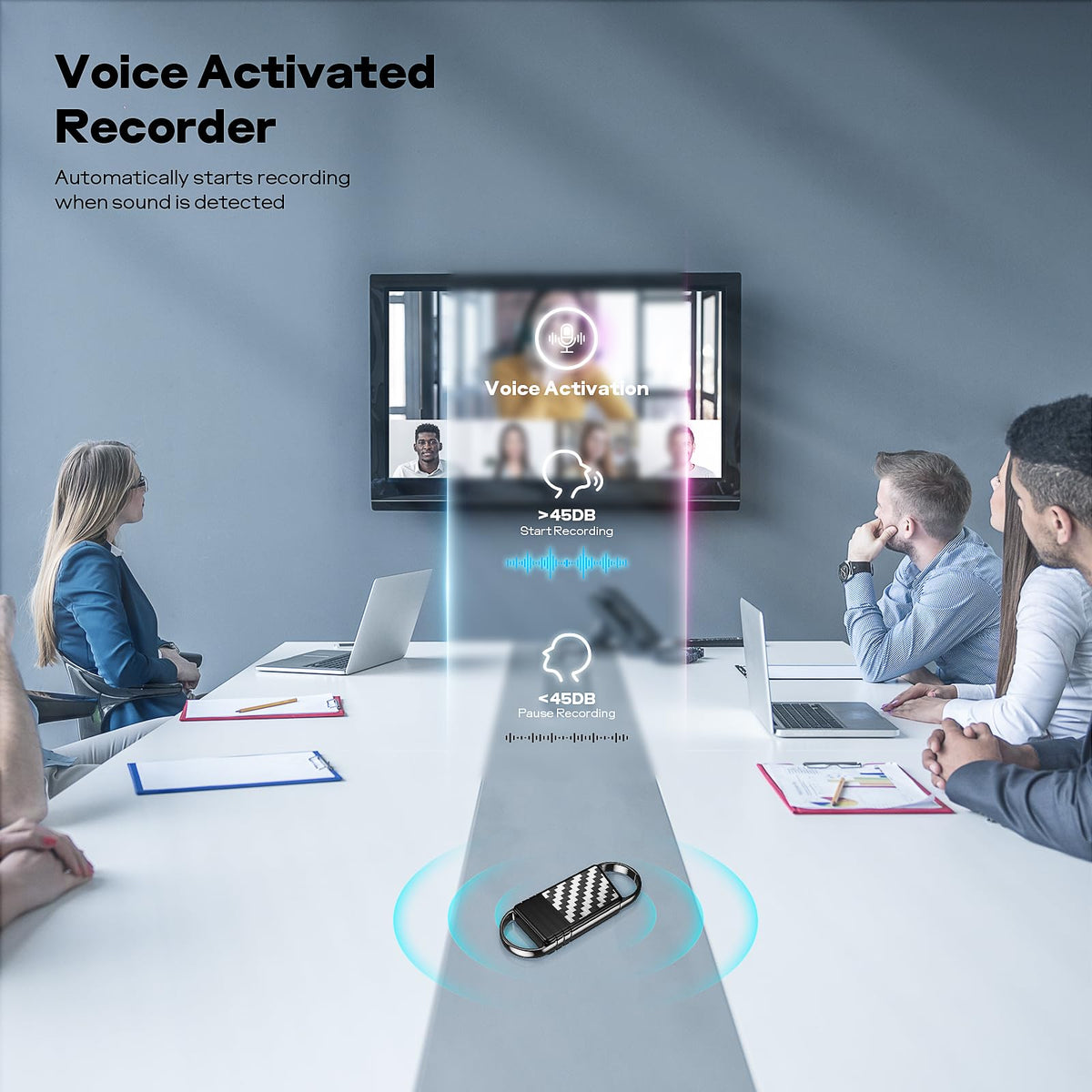 Voice Activated Digital Voice Recorder H788839