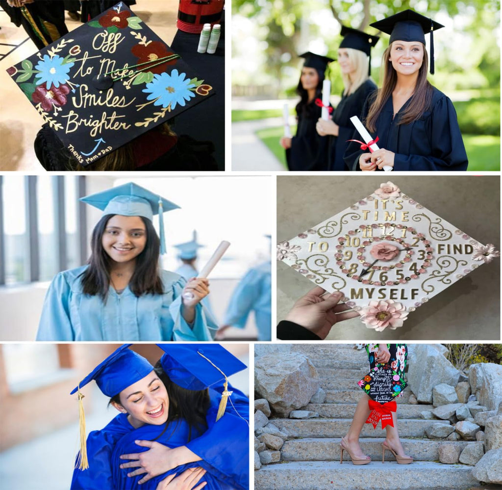 Matte Graduation Cap with 2026 Tassel O965378