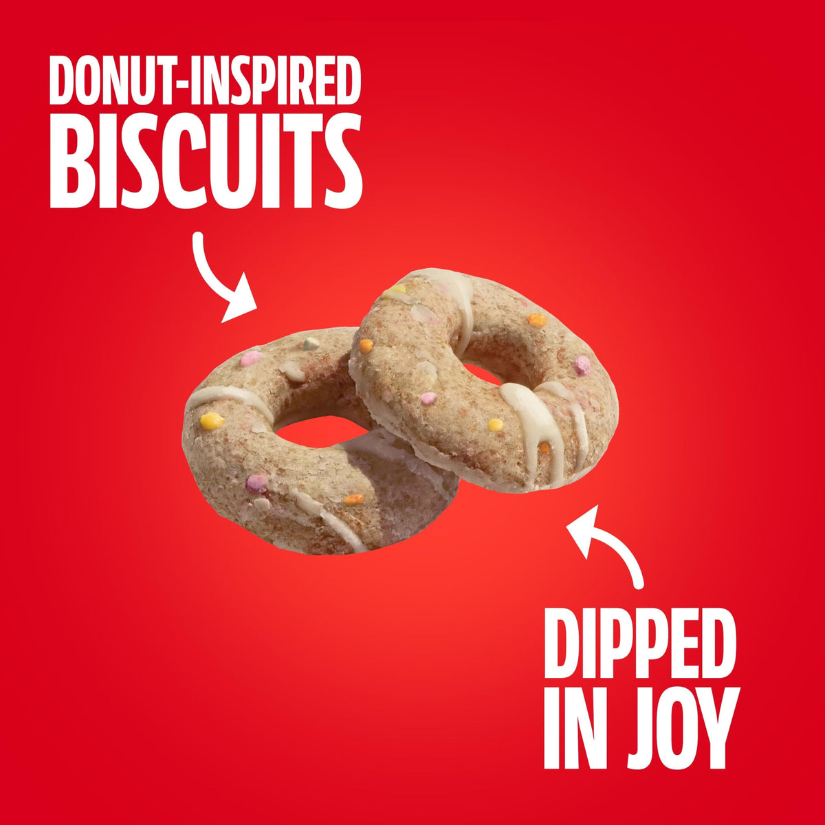 Vanilla Glaze Flavor Dog Biscuits, 8 Oz. E6184