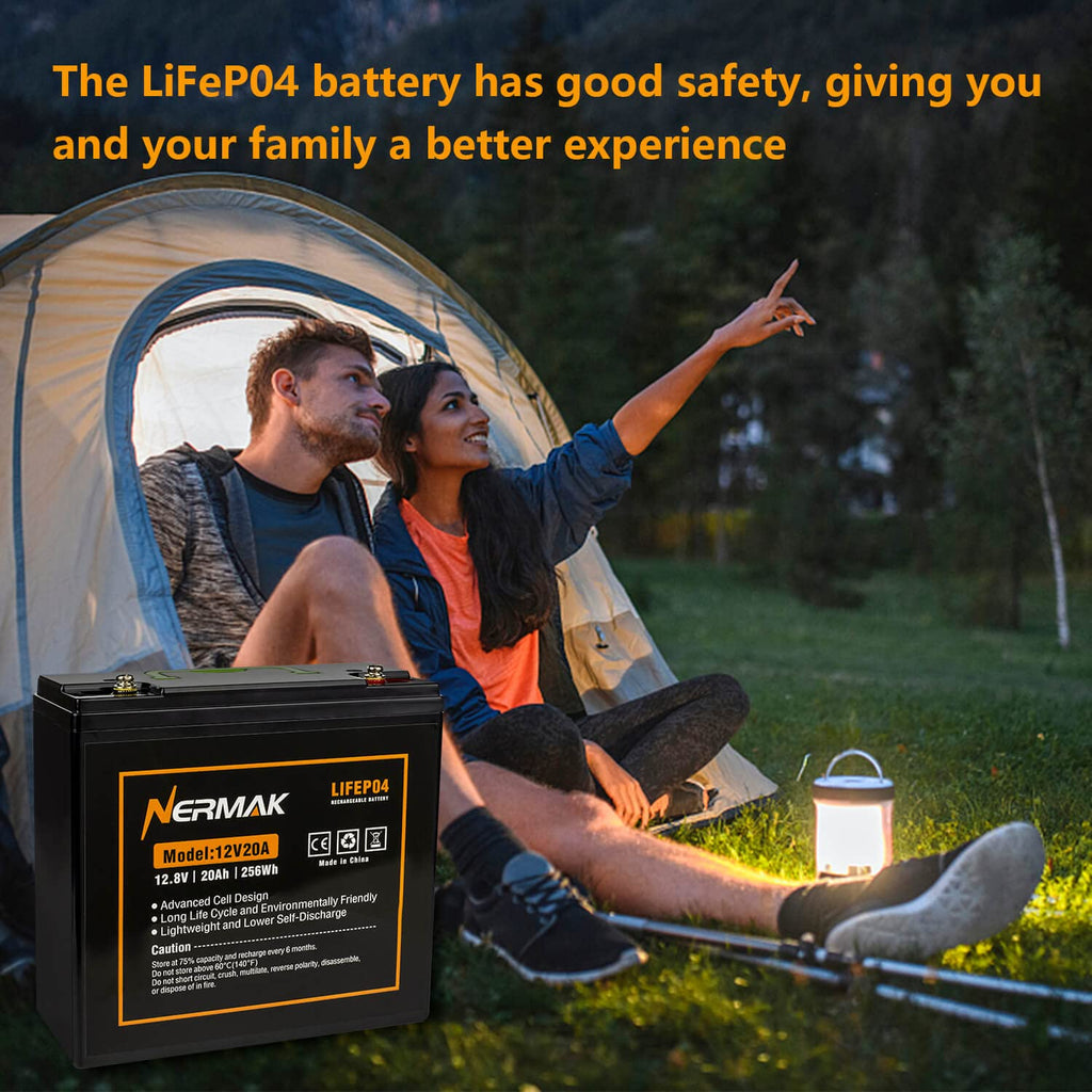 12V 20Ah Lithium LiFePO4 Deep Cycle Battery Y968572