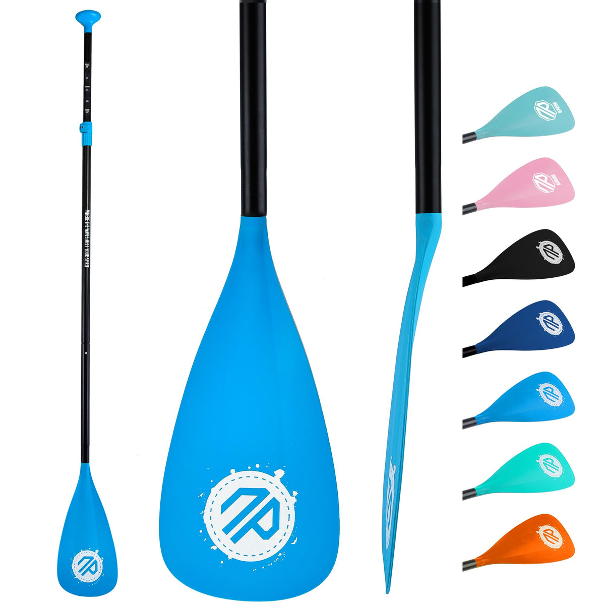 Adjustable Lightweight Aluminum Alloy Fiberglass Paddle Y36402