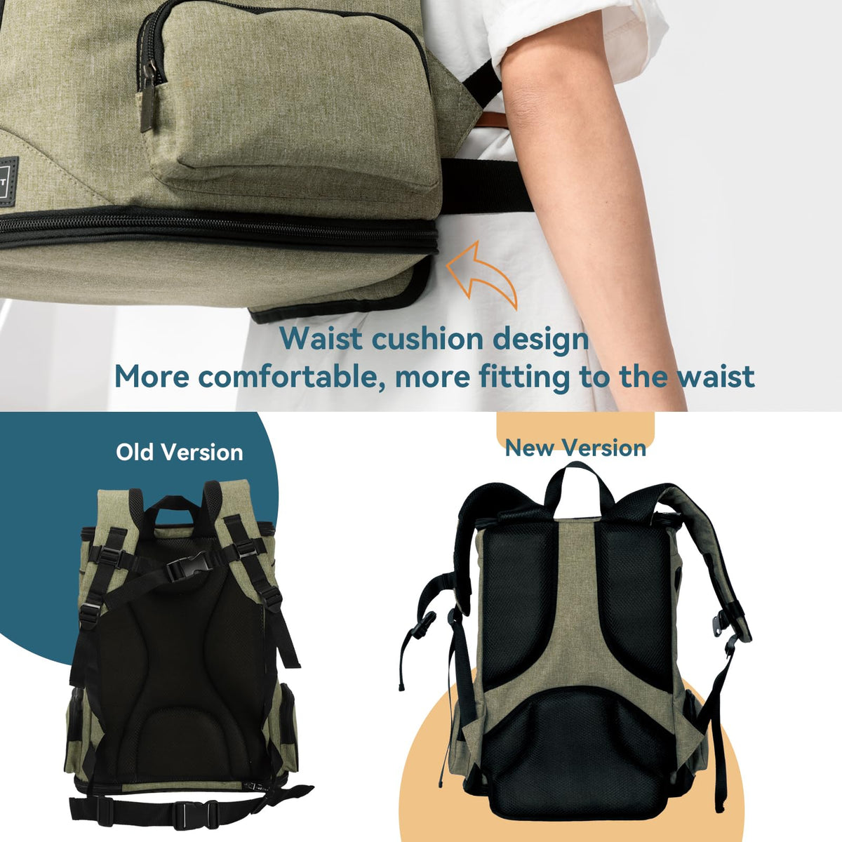 Dog and Cat Backpack Carrier, Up to 18 lb V5578