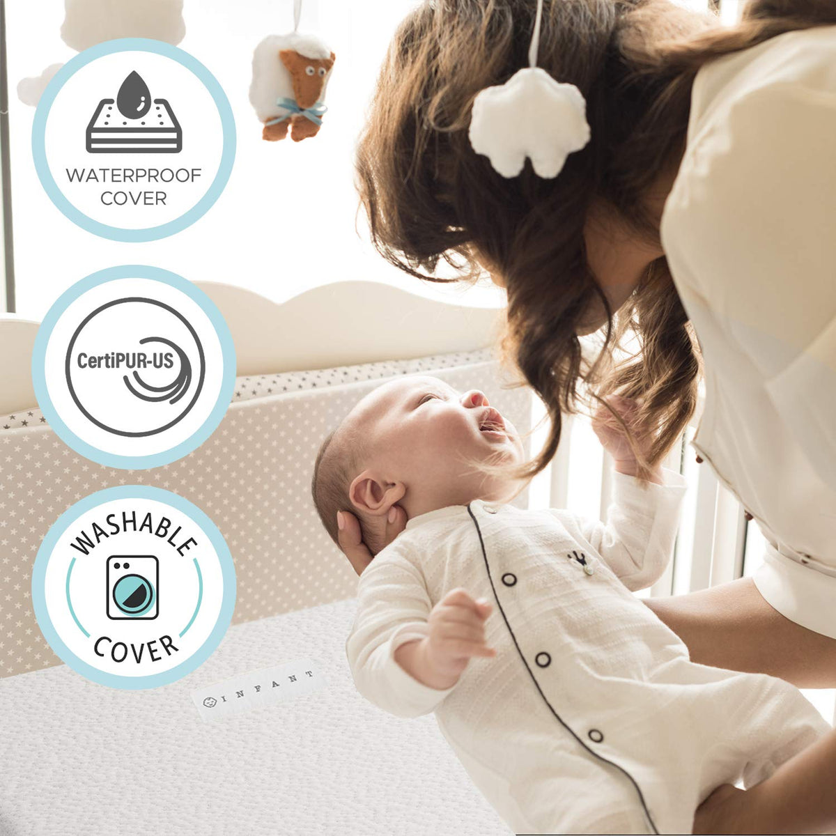 Organic Cotton Dual-Sided Crib Mattress K94846
