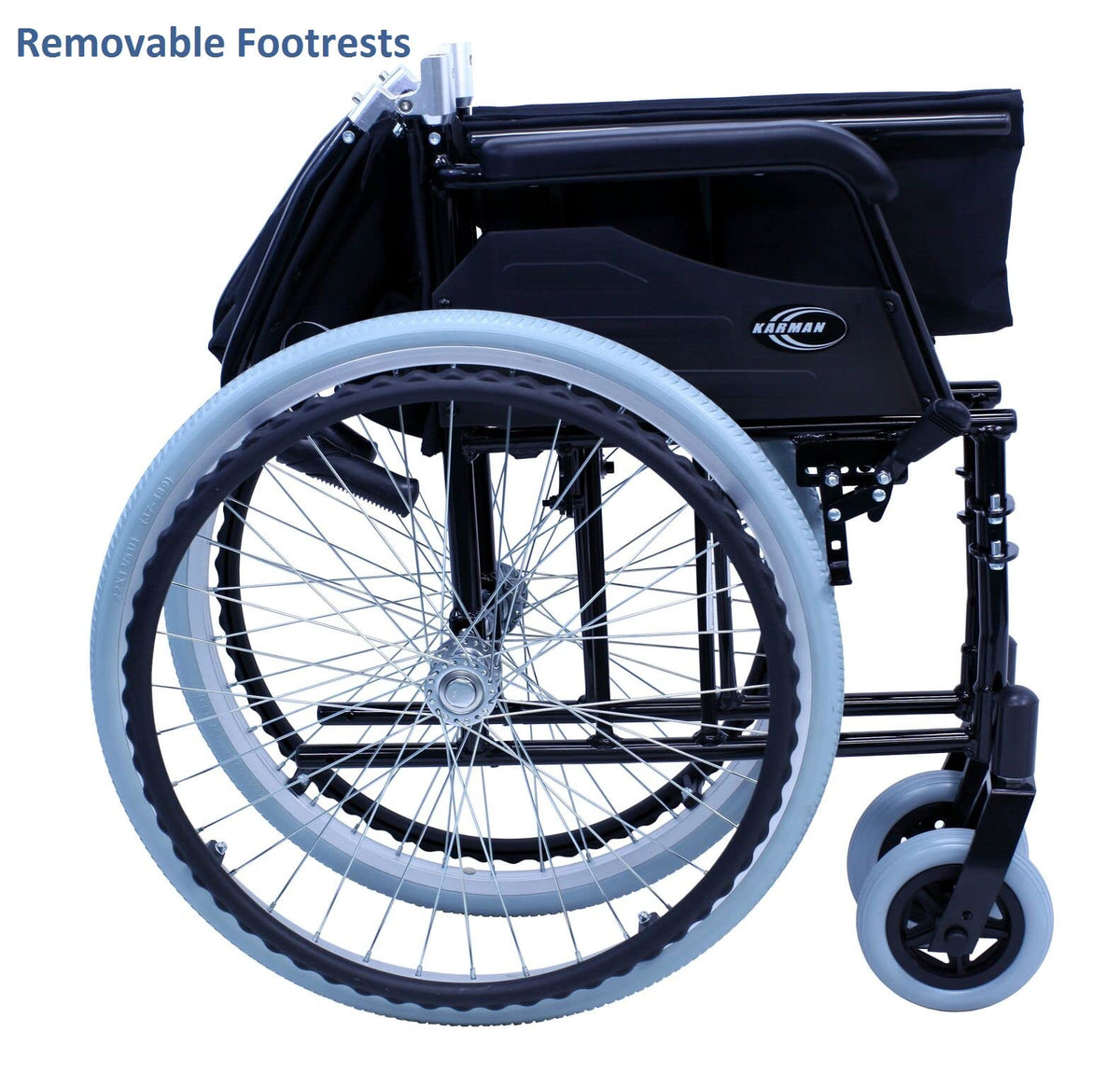 Black Ultra Lightweight Wheelchair A6382