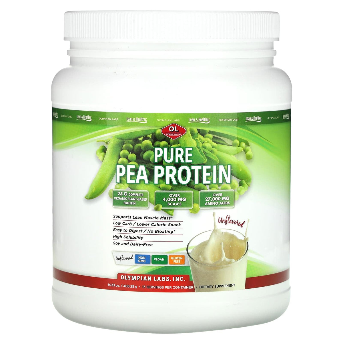 Unflavored Pea Protein Powder B485