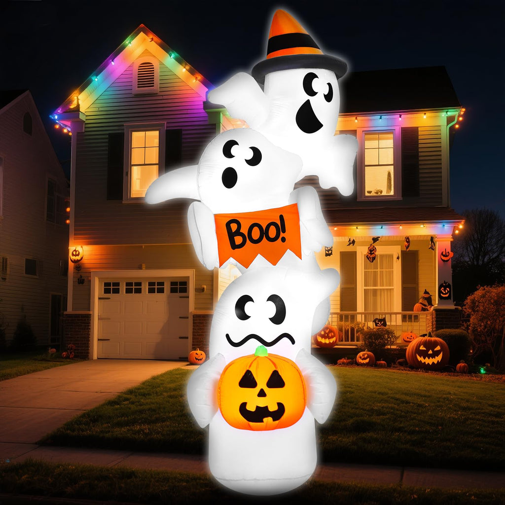 Inflatable Ghost Outdoor Decorations with LEDs S97354