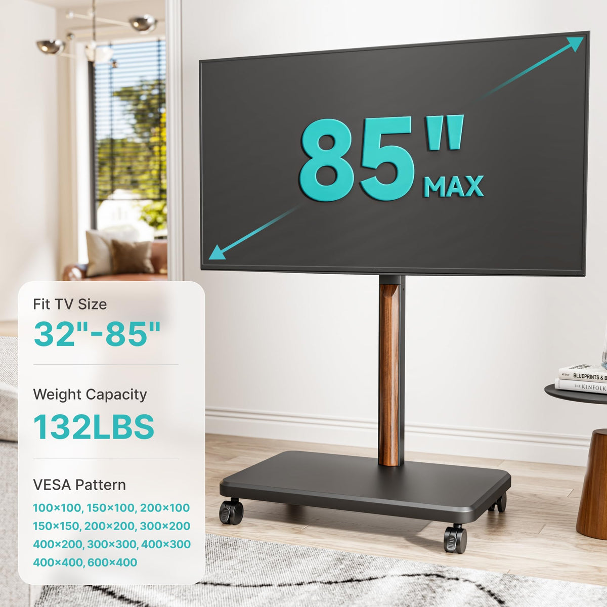 TV Rolling Cart for 32-85 Inch Screen G29798