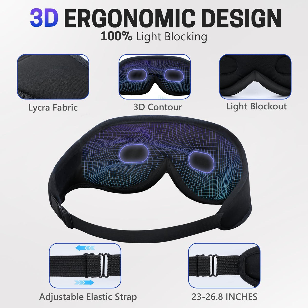 Sleep Mask with Bluetooth Headphones V94248