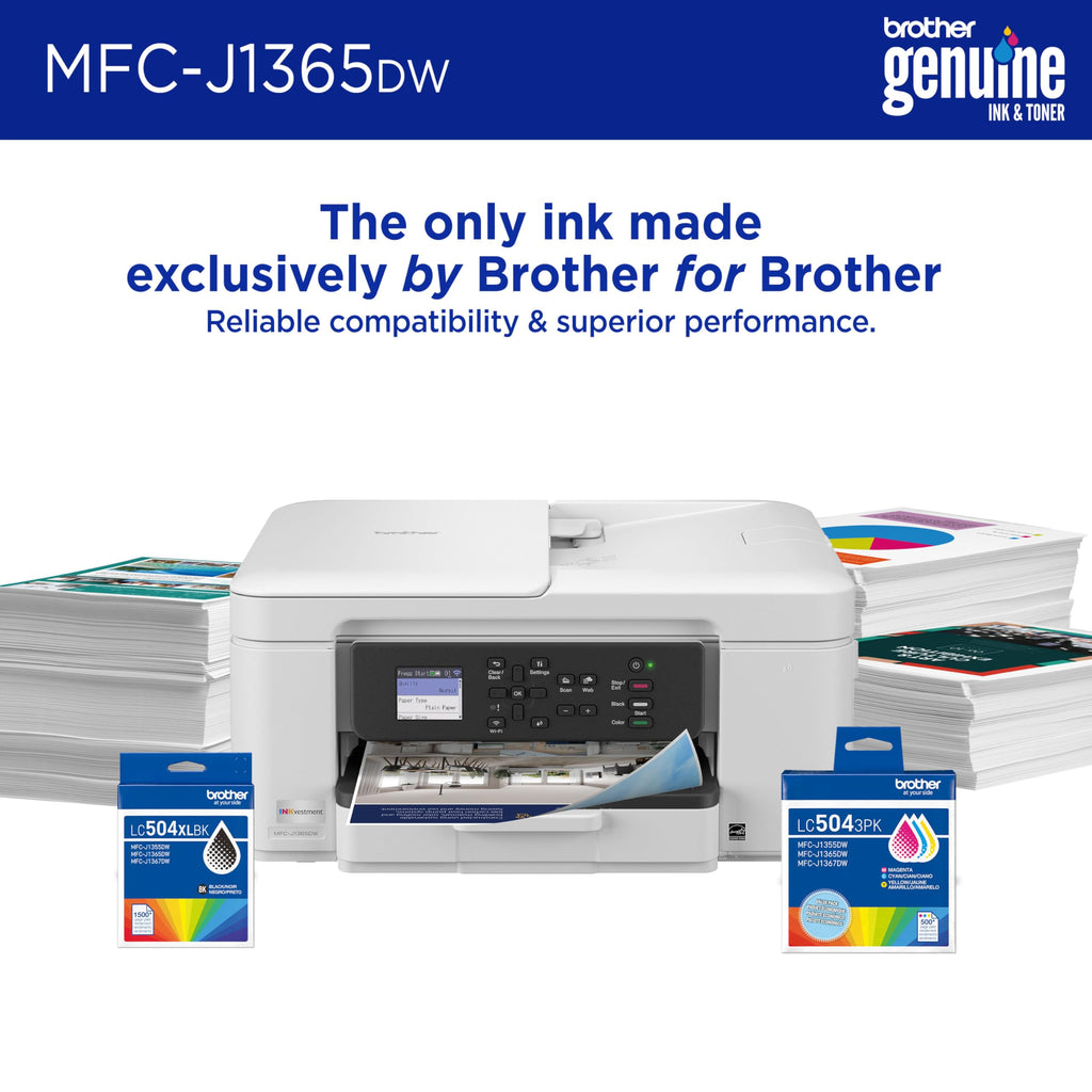 Wireless Color Inkjet All-in-One Printer with Automatic Duplex Printing O3981