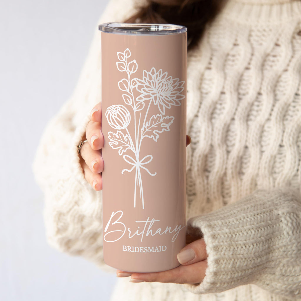 20oz Stainless Steel Tumbler with Straw H352