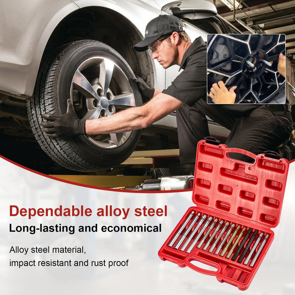 14Pcs Wheel Hanger Alignment Pin Guide Tool Set O41872
