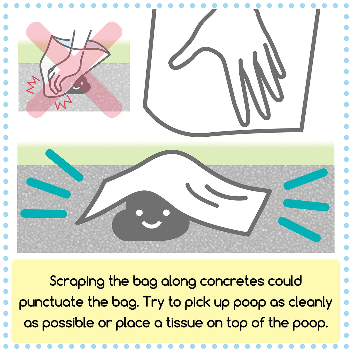 Unscented Dog Poop Bags 180 Count W9154