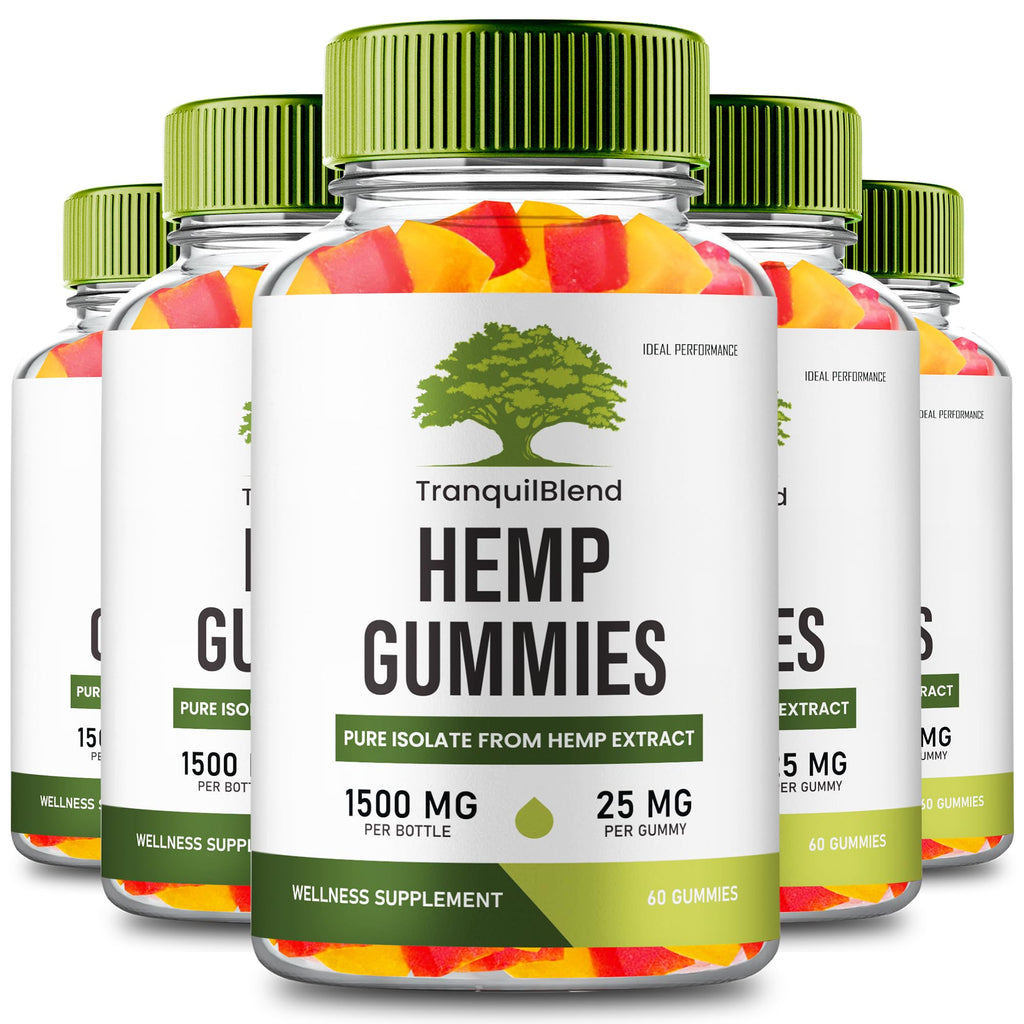 Hemp Gummies with Hemp Seeds Organic Extract 5 Pack Y6066