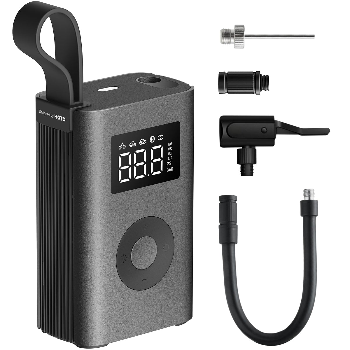 Portable Air Compressor with Digital Pressure Gauge 150PSI Q22289