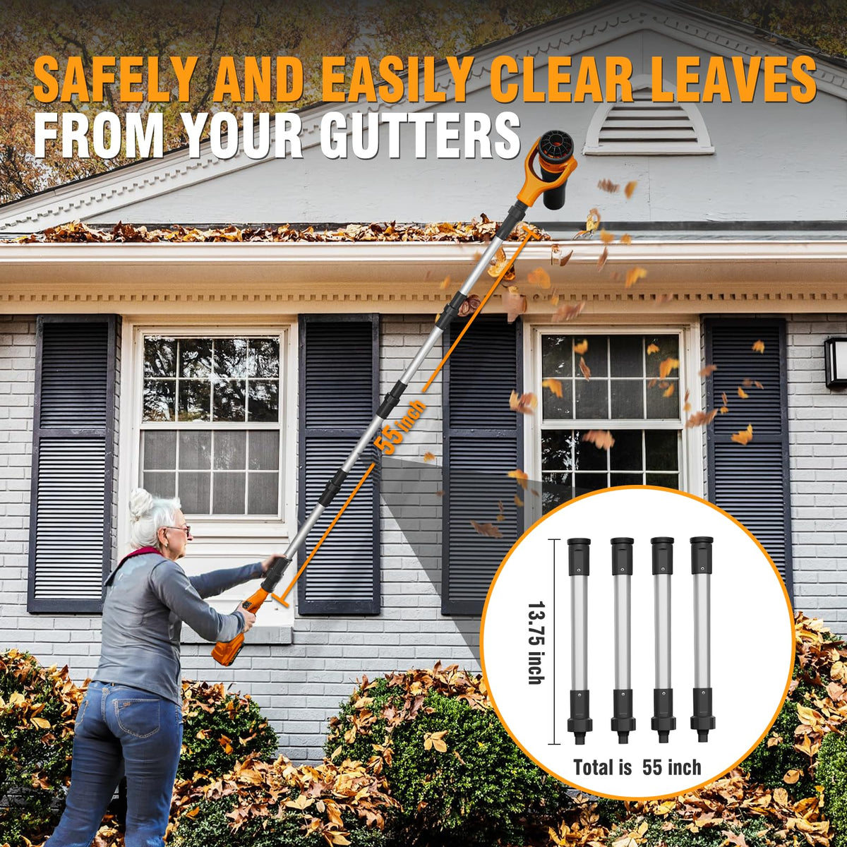 40V Cordless Leaf Blower 580CFM 180MPH I2570
