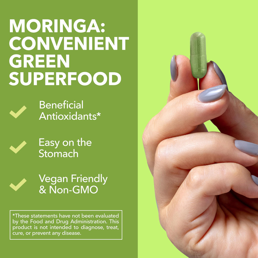 Moringa Capsules 800mg 120 Count W426501