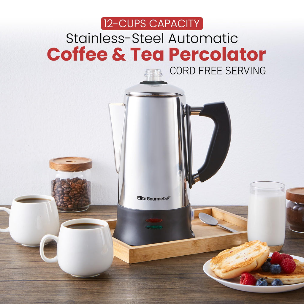 12-Cup Electric Coffee Percolator O98407