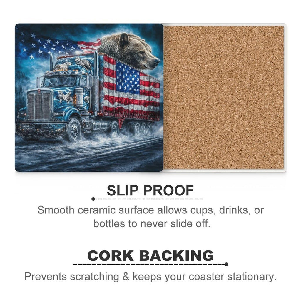 Ceramic Coasters Set N8557