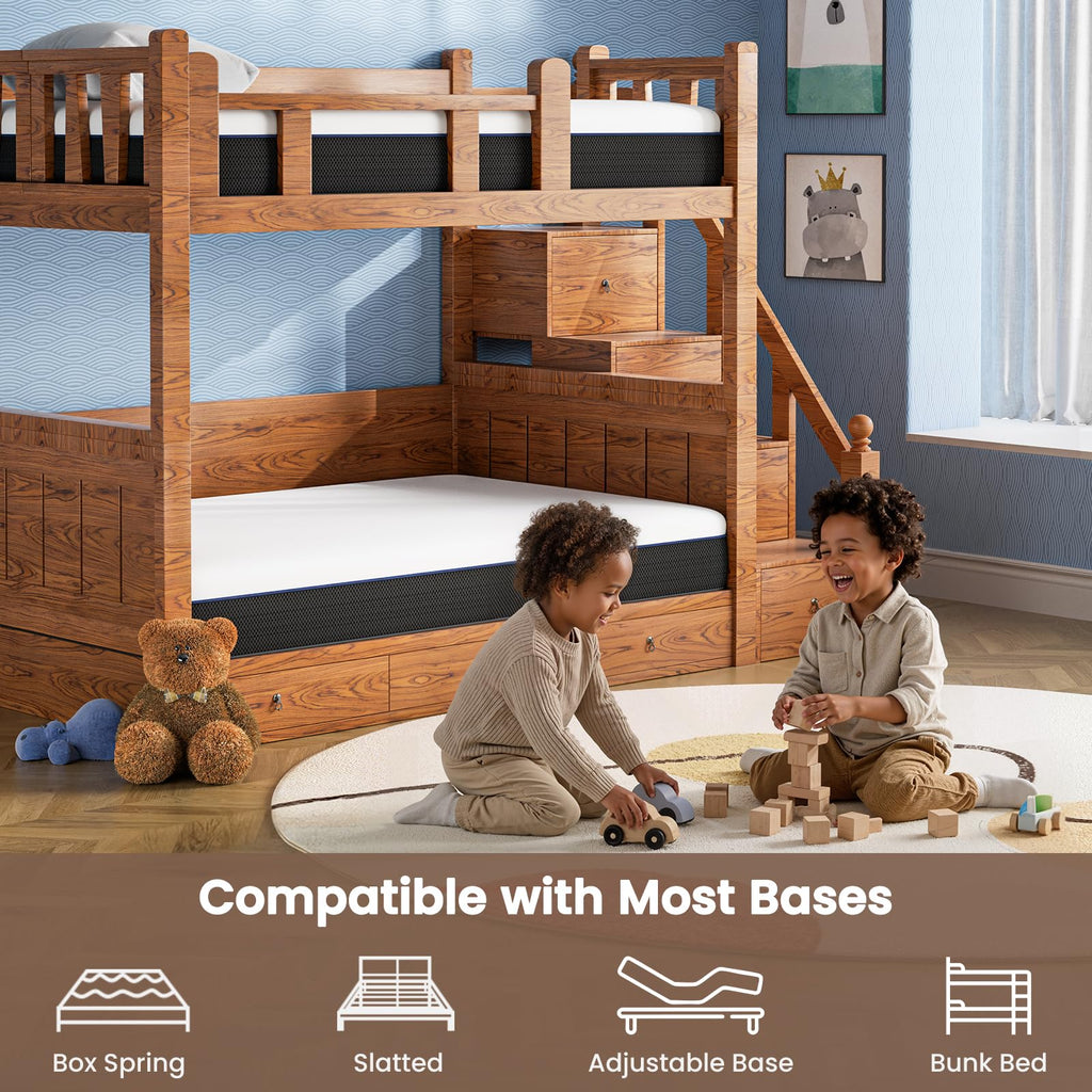 Twin Size 8 Inch Memory Foam Mattress E578