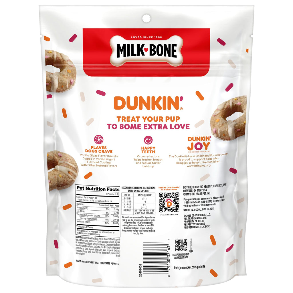 Vanilla Glaze Flavor Dog Biscuits, 8 Oz. E6184