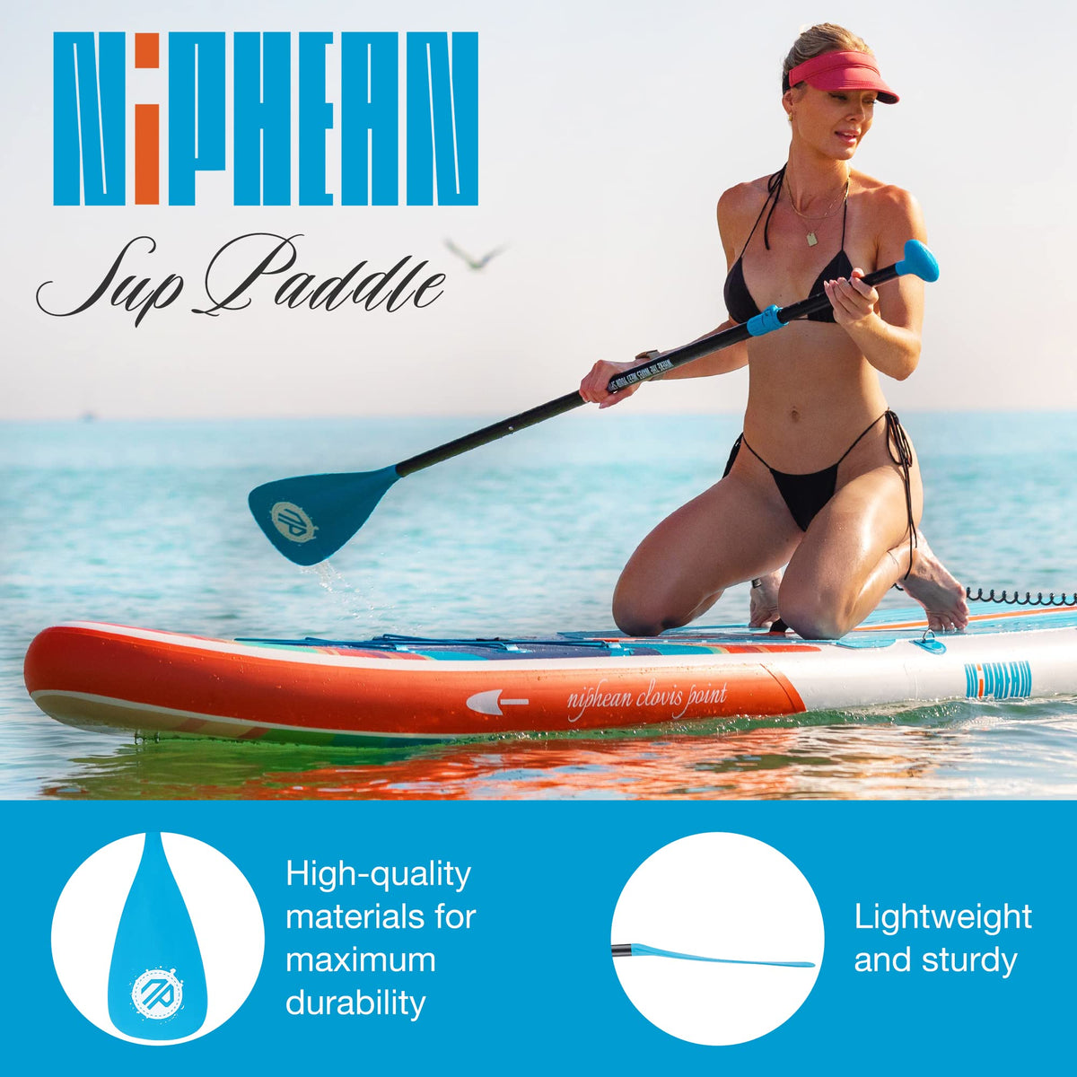 Adjustable Lightweight Aluminum Alloy Fiberglass Paddle Y36402