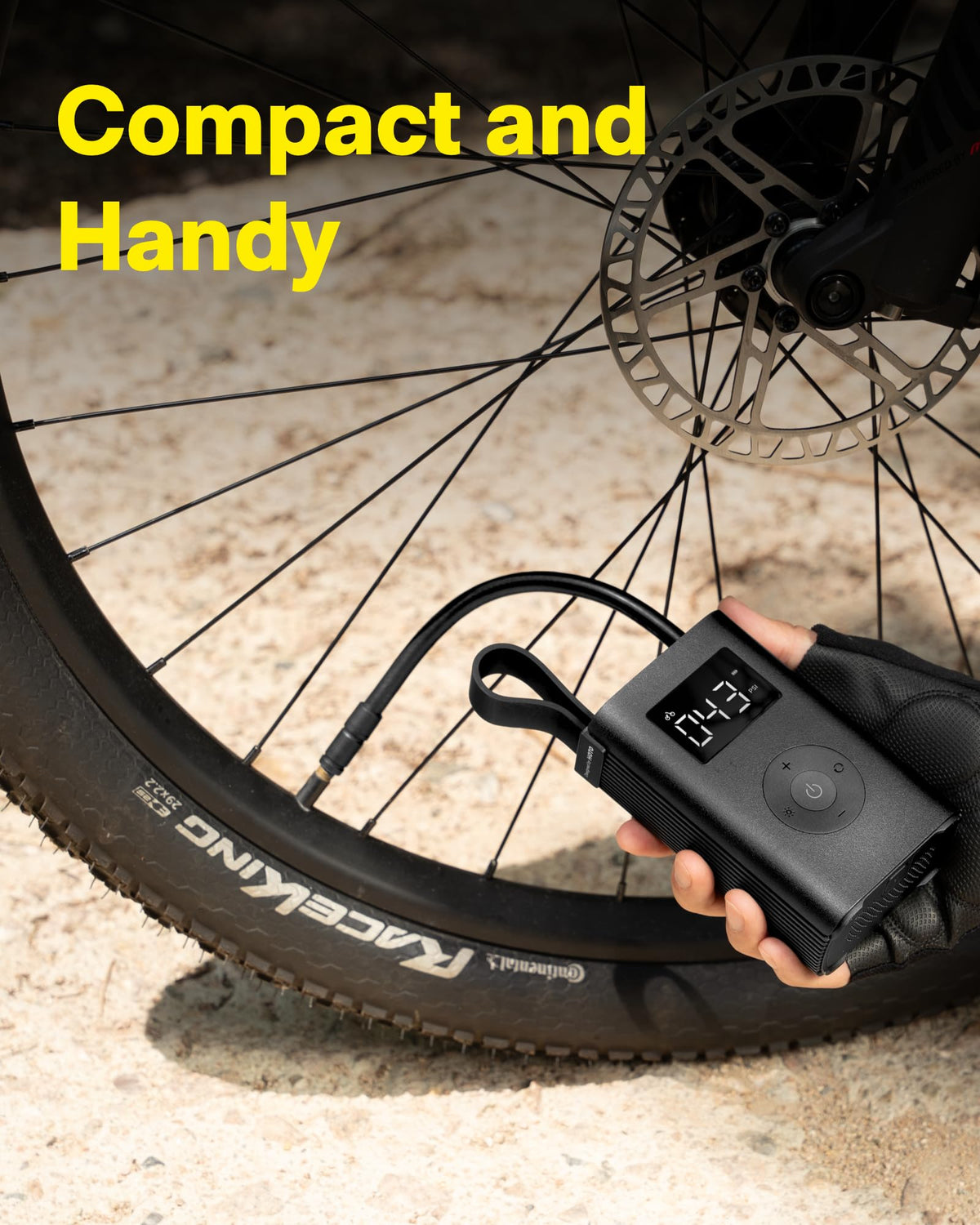 Portable Air Compressor with Digital Pressure Gauge 150PSI Q22289