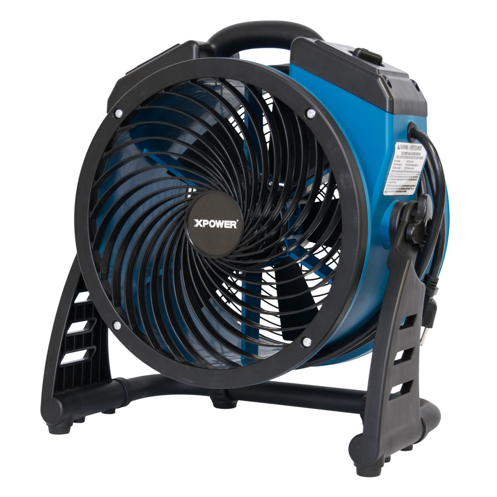 11" High Velocity Axial Air Mover Floor Fan 1100 CFM J653