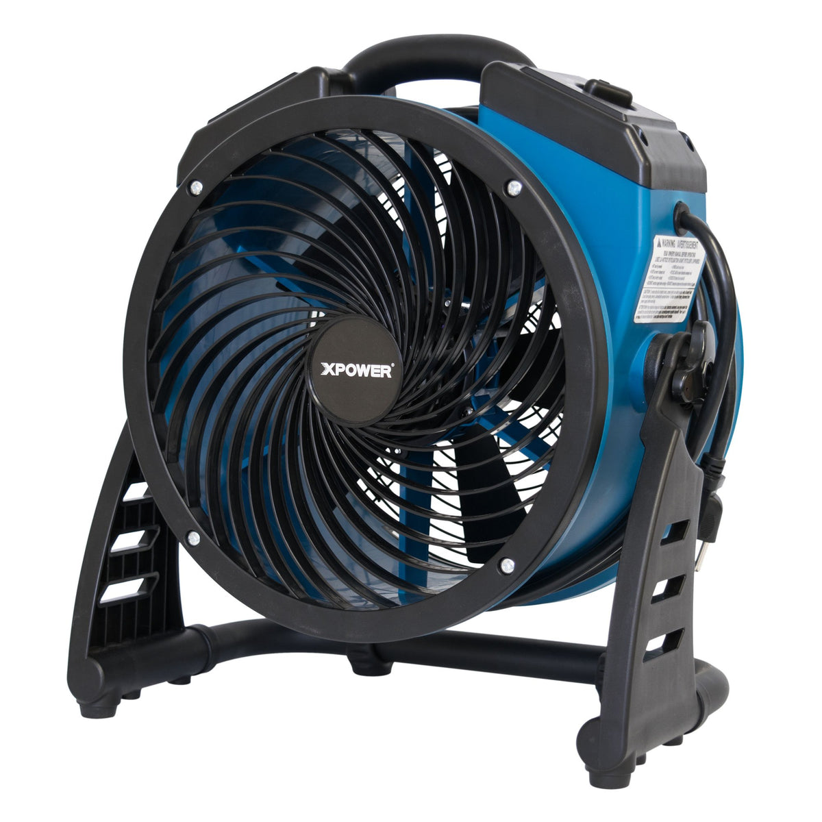 11" High Velocity Axial Air Mover Floor Fan 1100 CFM J653