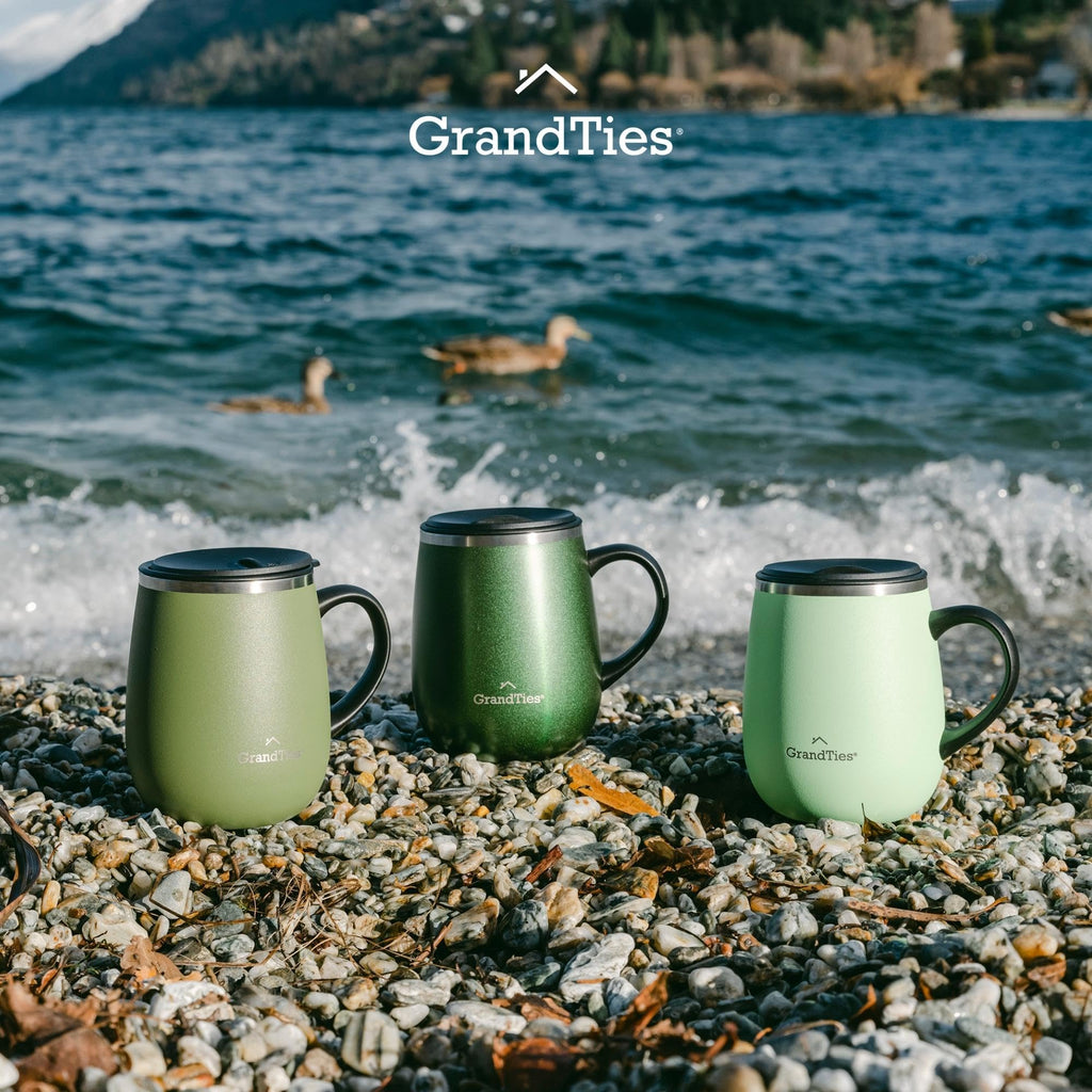 16 oz Insulated Stainless Steel Coffee Mug 2-Pack L5519