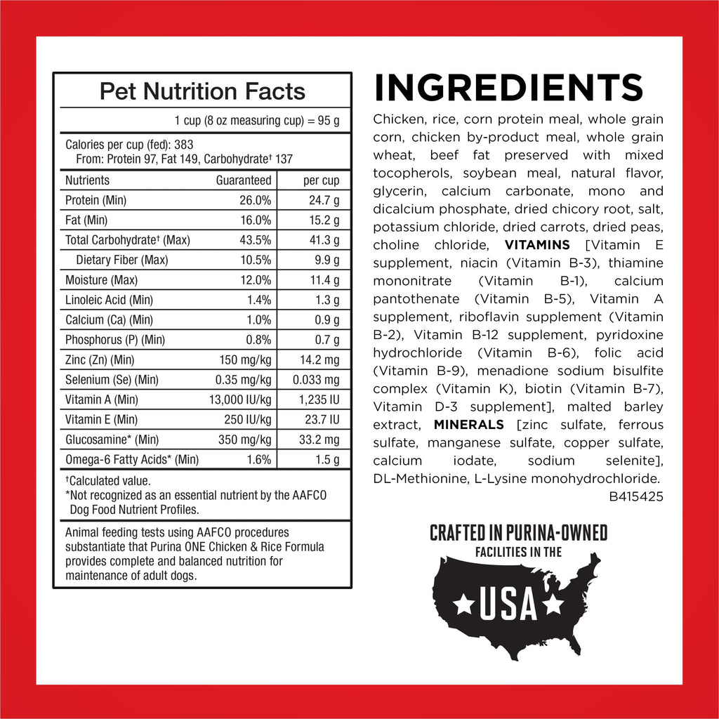 Chicken & Rice Formula Dry Dog Food 8 lb Bag Q94914