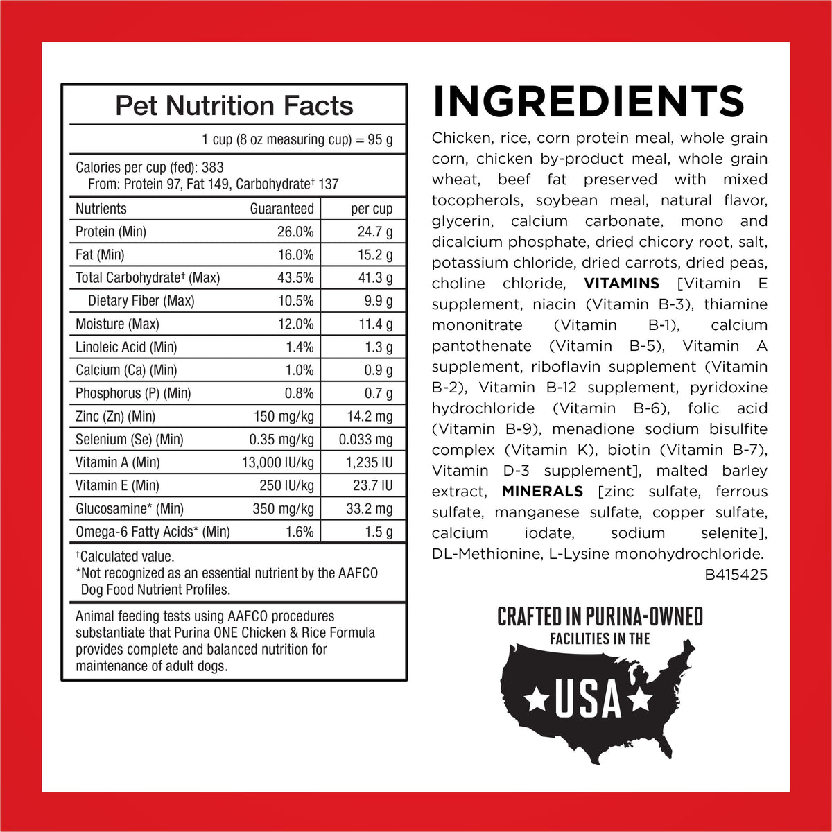 Chicken & Rice Formula Dry Dog Food 8 lb Bag Q94914