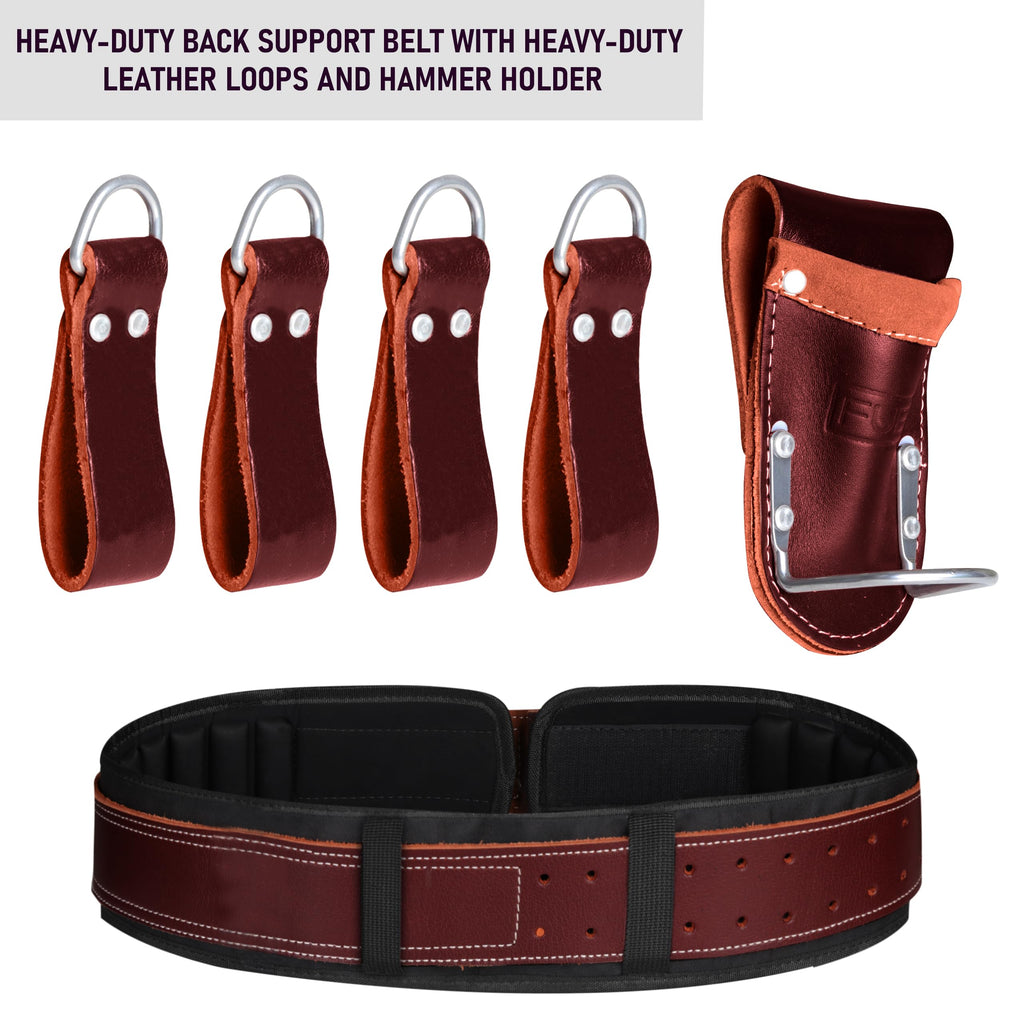 Electrician Tool Belt Combo with Back Support W2161