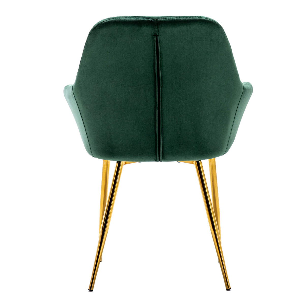 Set of 2 Green Velvet Upholstered Accent Chair X6405